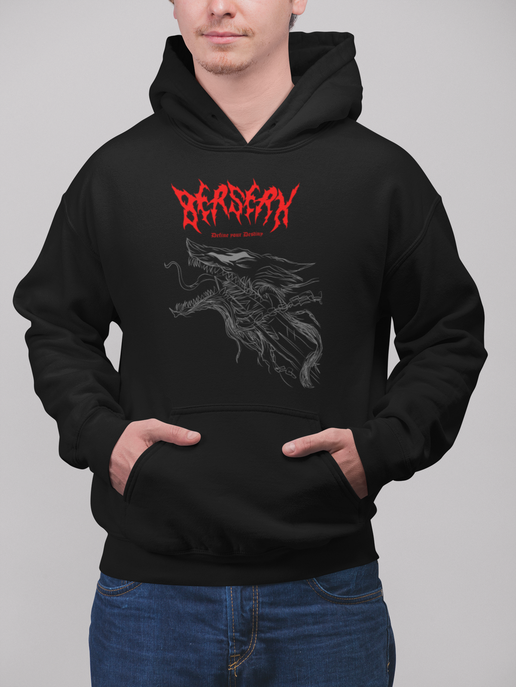 Unisex Oversized Berserk Hoodie