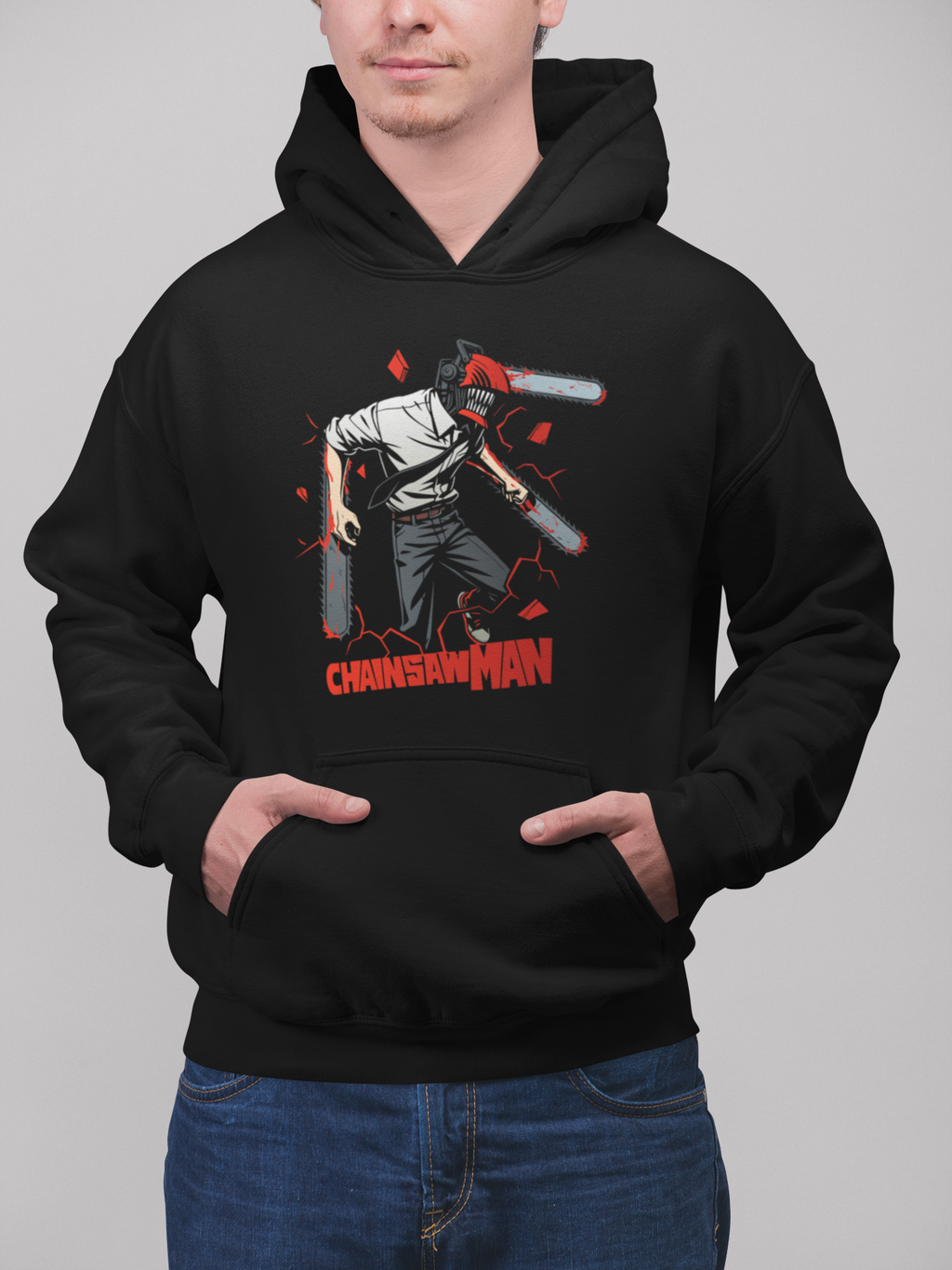 Unisex Chainsaw Man Oversized Hoodie